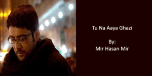 Tu Na Aaya Ghazi – Mir Hasan Mir