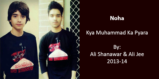 Kya Muhammad Ka Pyara – Ali Shanawar