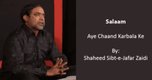 Aye Chaand Karbala Ke - Sibt-e-Jafar