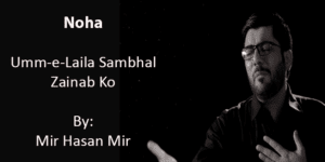 Umm-e-Laila Sambhaal Zainab Ko