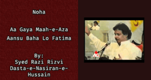 Aa Gaya Maah-e-Aza - Razi Rizvi