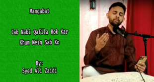 Jab Nabi Qafila Rok Kar - Syed Ali Zaidi - Chicago USA