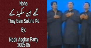 Thay Bain Sakina Ke - Nasir Asghar Party
